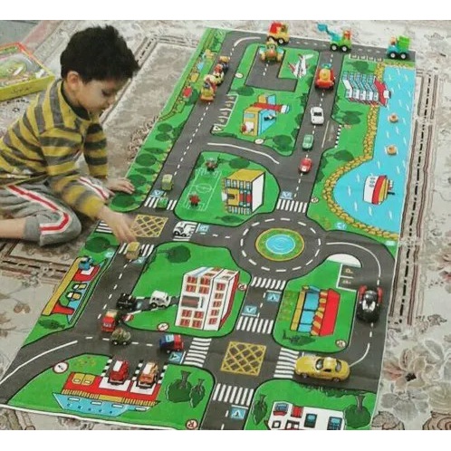 شهر پارچه ای (کودک شهر) با دو ماشین کد0251