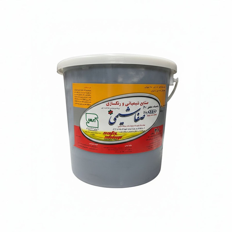 رنگ پلاستیک مشکی صفاشیمی کد 100 وزن 12 کیلوگرم
