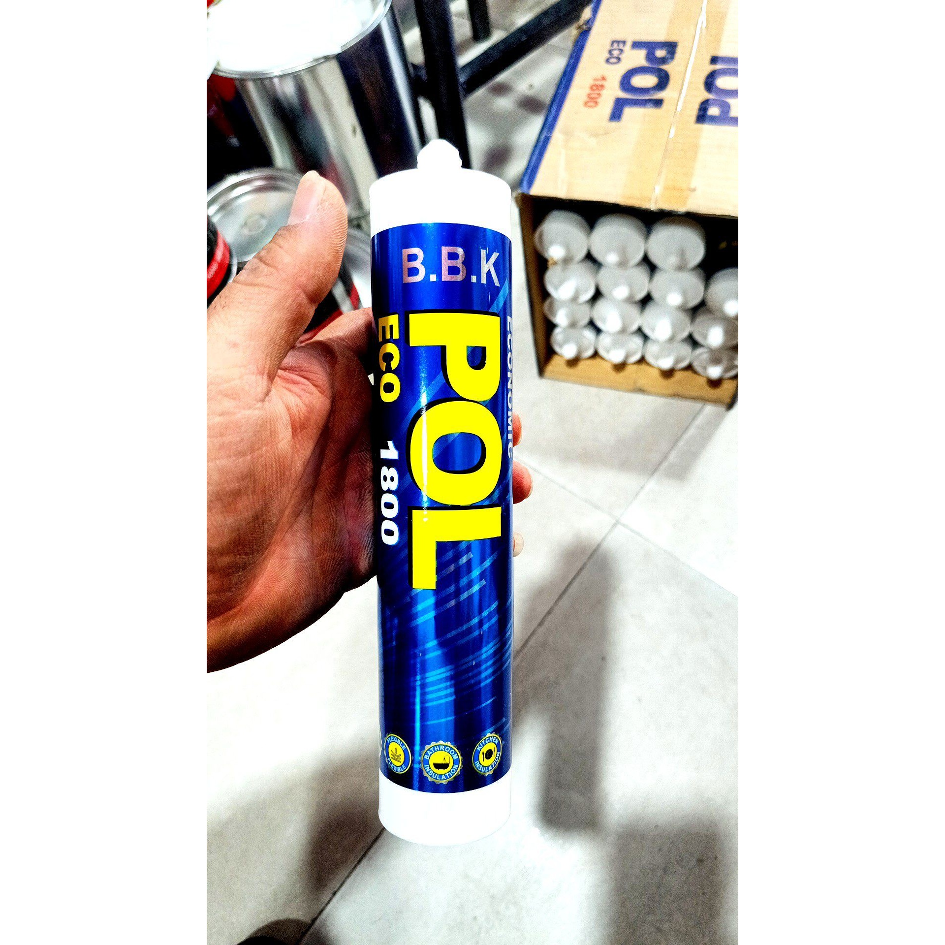چسب اکواریوم سیلیکون شفاف EKO POL مدل B. B. K