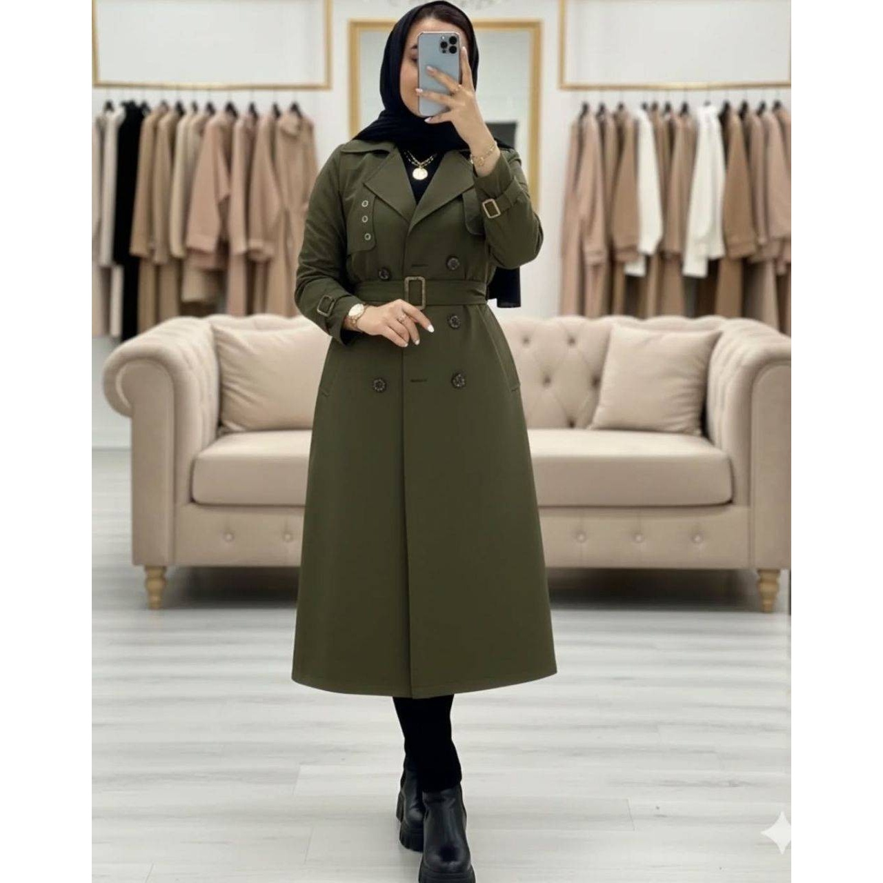 بارونی آستر دار صبا (سایز بزرگ) کد 800 آدراجدید