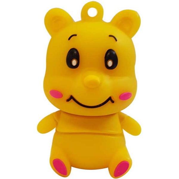 فلش مموری کینگ فست مدل خرس زرد Yelow Bear BE-13 ظرفیت 32 گیگابایت