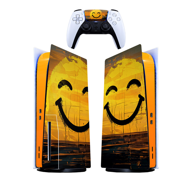 برچسب کنسول بازی پلی استیشن 5 کایمون مدل smile کد p5f047جدید