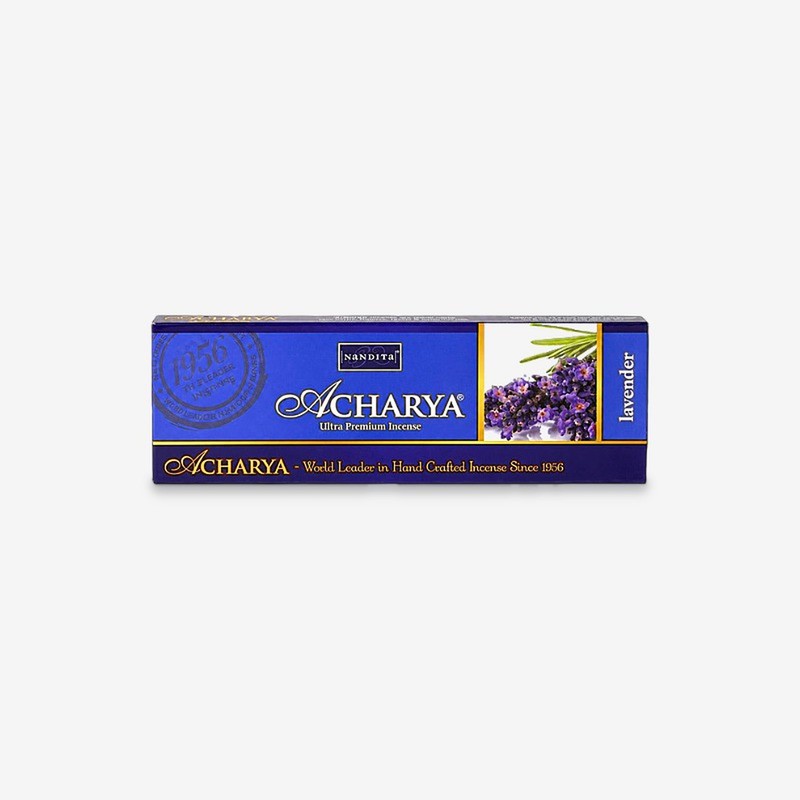 عود دستساز ناندیتا مدل آچاریا لوندر Acharya Lavender رایحه اسطوخودوس بسته 30 عددی