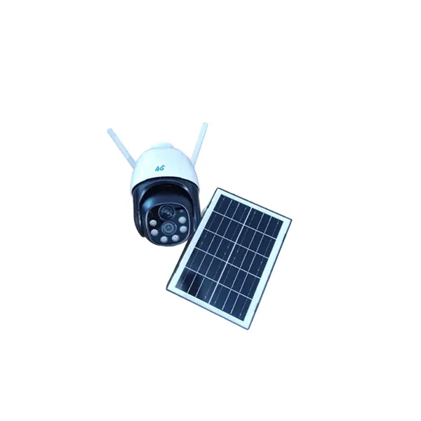 دوربین بی سیم سیمکارتی تک لنز سولار مدل D19 (V380 PRO) ( پس کرایه )