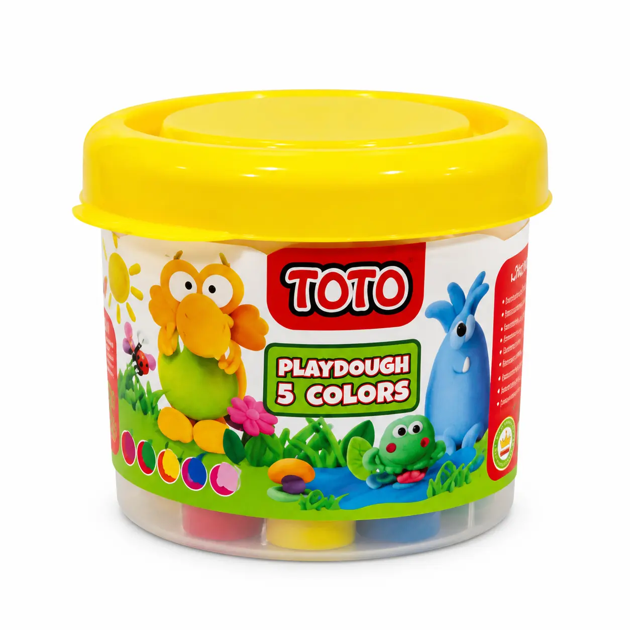 خمیر بازی 5 رنگ توتو TOTO