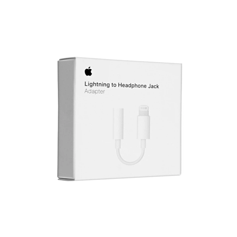 مبدل لایتنینگ به جک 3.5 میلی متری هدفون اپل اصلی | Apple Iphone 7 Lightning To Headphone Jack جدید