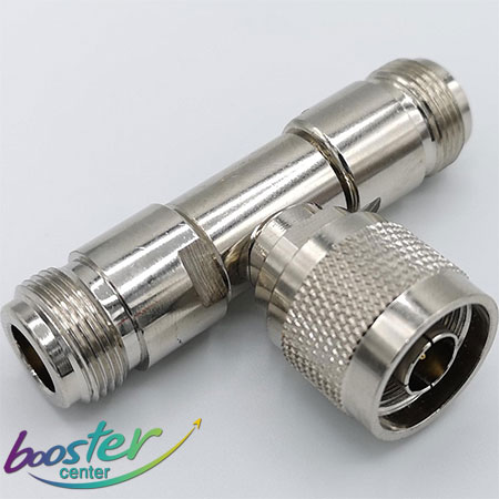 کانکتور تی یک سر نر و دو سر ماده نوع N