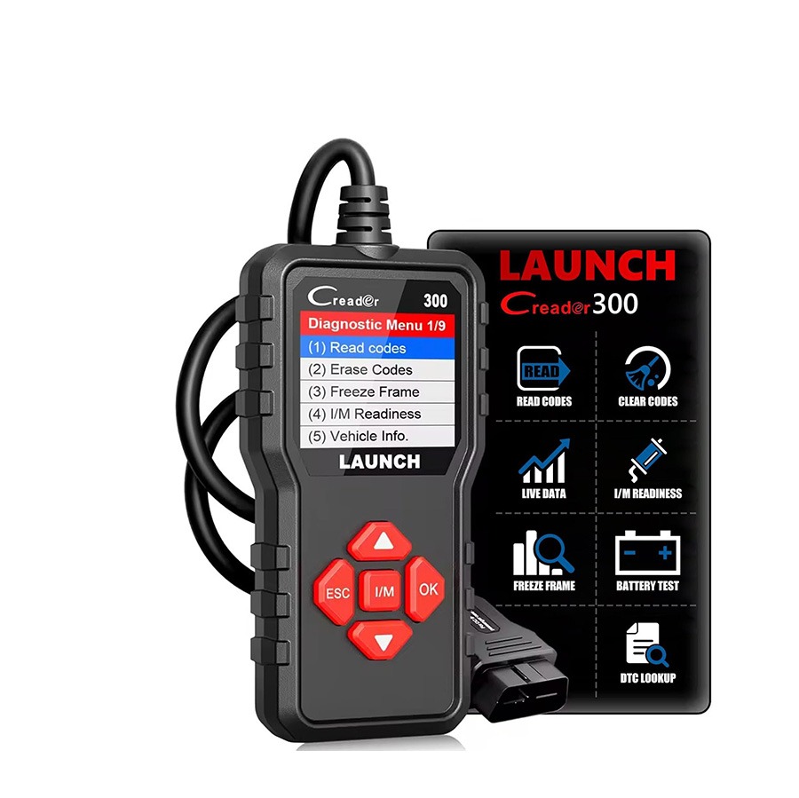 دستگاه دیاگ خودرو LAUNCH مدل Creader 300