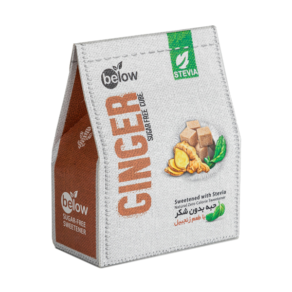 حبه قند رژیمی استویا زنجبیل 300 گرمی