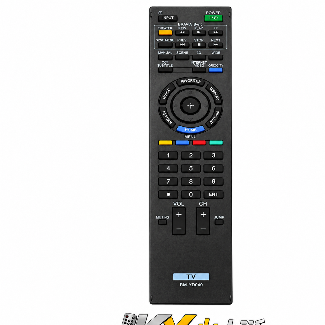 ریموت کنترل تلویزیون سونی مدل RMGD040-014-019-020