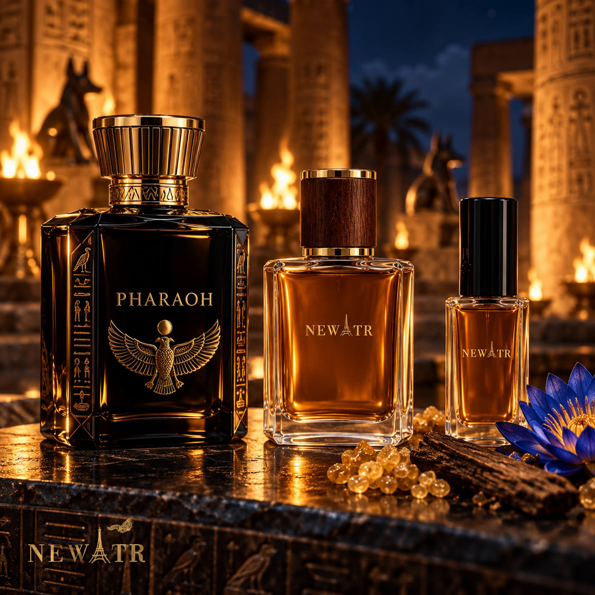 عطر مردانه فرعون (فخامه الشرق) درجه یک سوئیسی (ارسال رایگان)