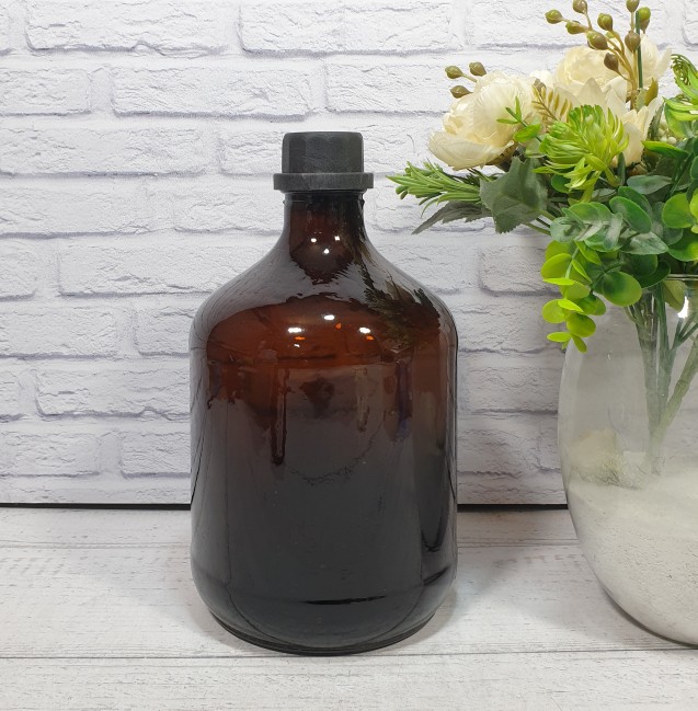 بطری اسیدی قهوه ای 2.5 لیتر سپیدان بلور (5) بسته 5 تایی ارسال شکستنی و شیشه جات فقط با باربری با بیمه