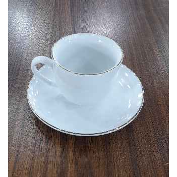 فنجان چای خوری لب طلا