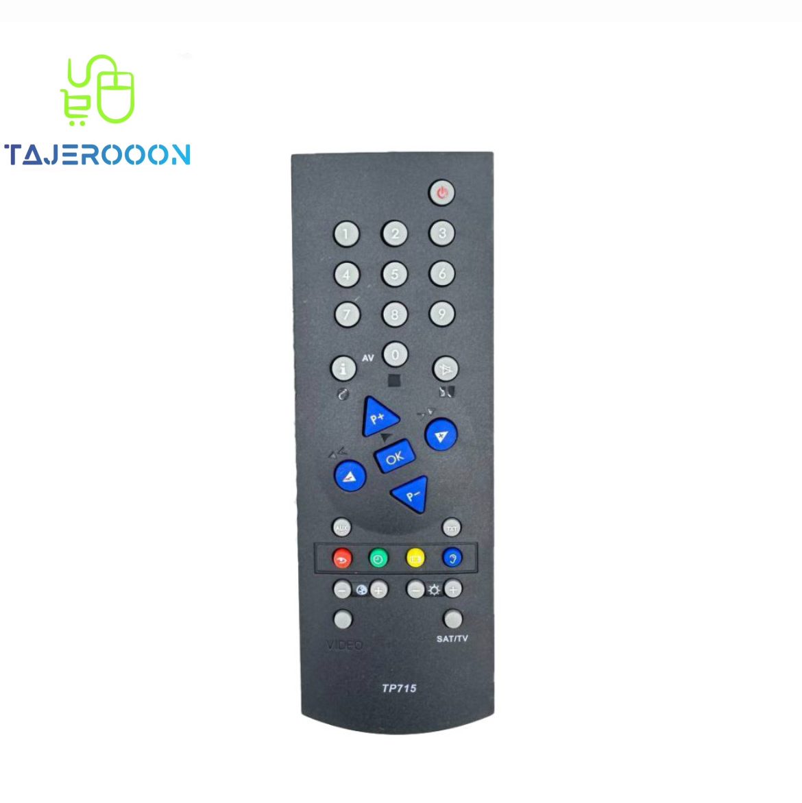 ریموت کنترل تلویزیون پارس TP 715