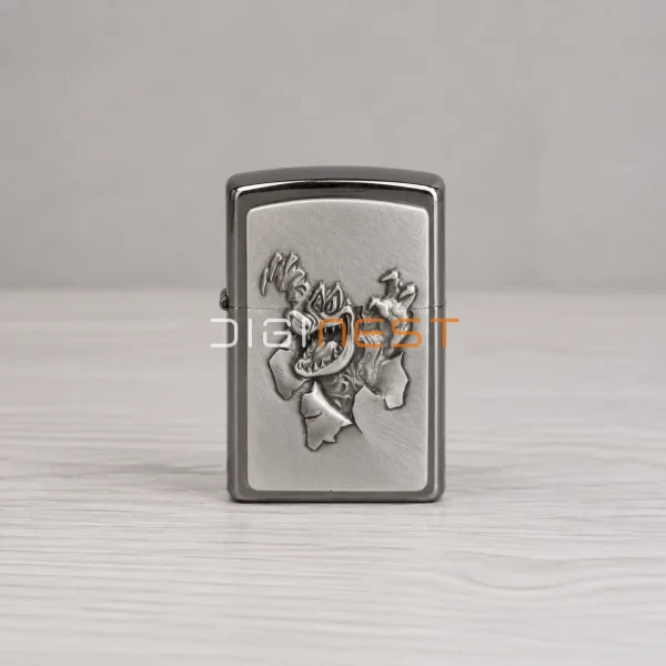 فندک زیپو اورجینال طرح تمساح Original Zippo Lighter Alligator Design