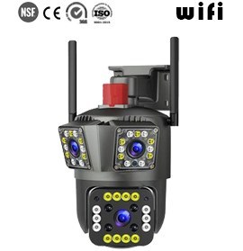 دوربین هوشمند بیسیم مینی اسپیددام 3 لنز 6 مگاپیکسل وایفای مدل Okam pro بدون محدودیت در اپراتور سرعت بالا سرور داخلی