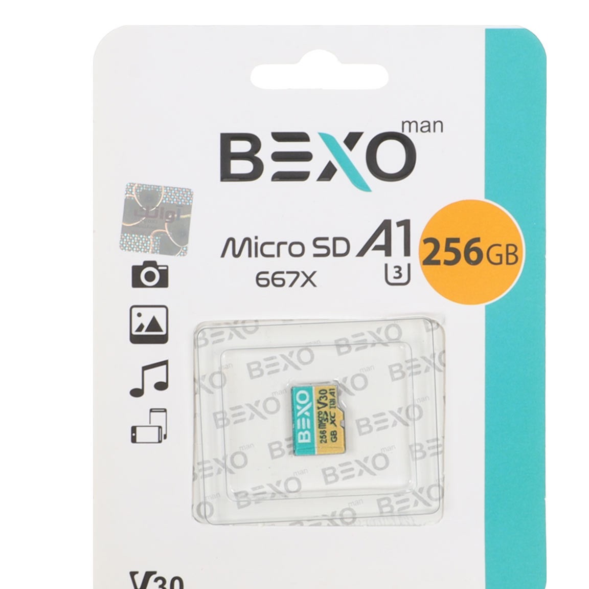 کارت حافظه microSDXC بکسو مدل 667x ظرفیت 256 گیگابایت