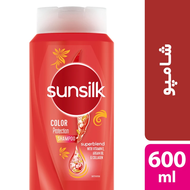 شامپو مو سان سیلک مدل Color protection حجم 600 میلی لیتر