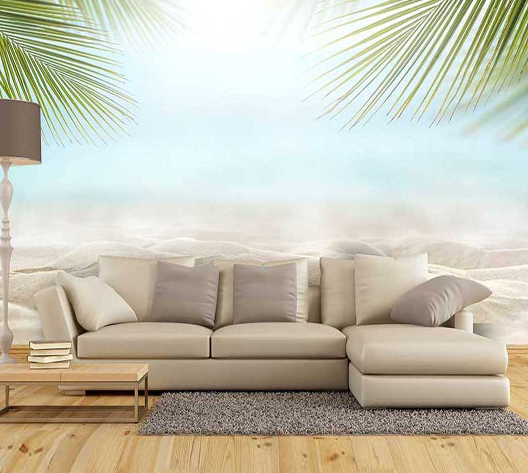 پوستر دیواری سه بعدی منظره طلوع خورشید: کد N-7349