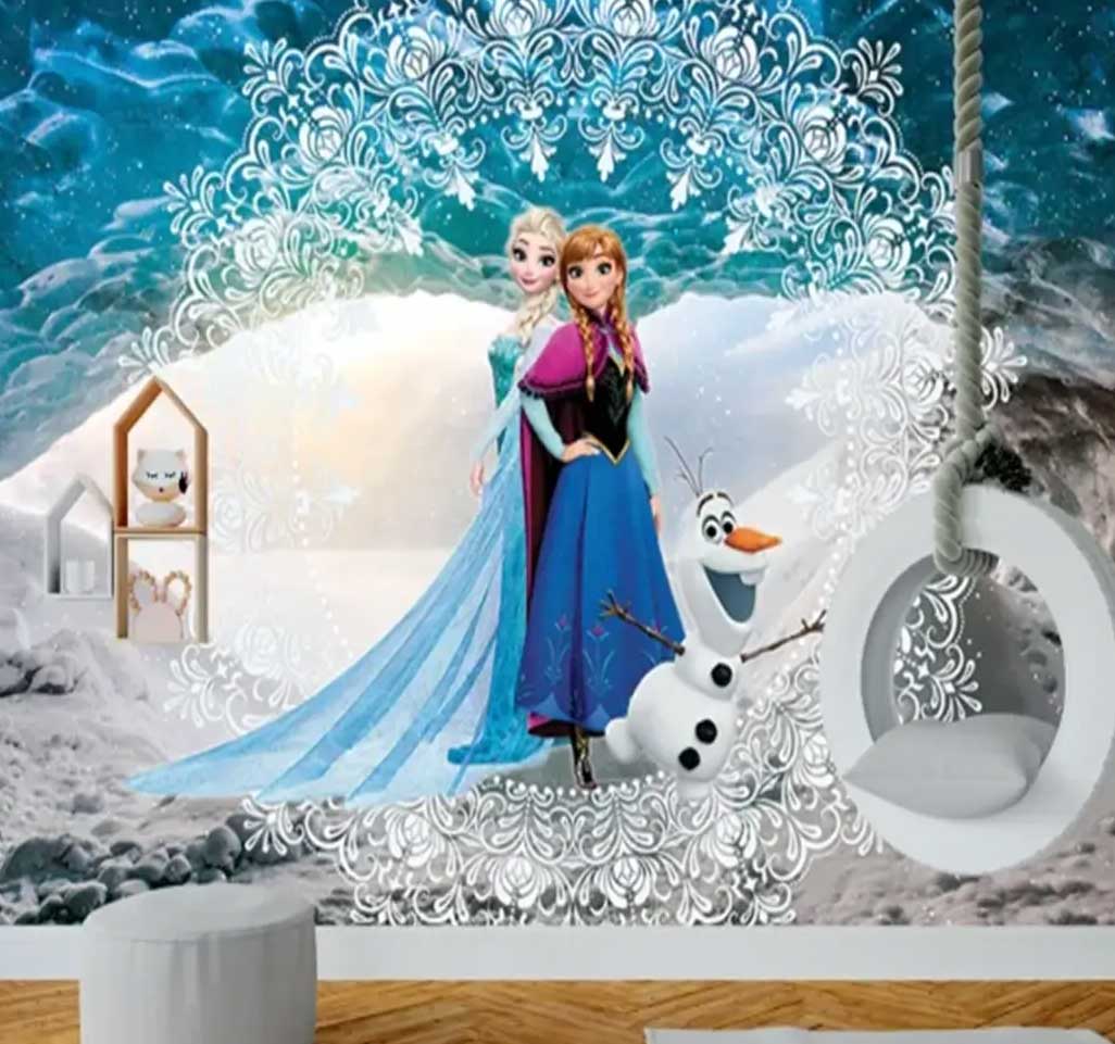 پوستر دیواری دخترانه السا و آنا کد mt-84178