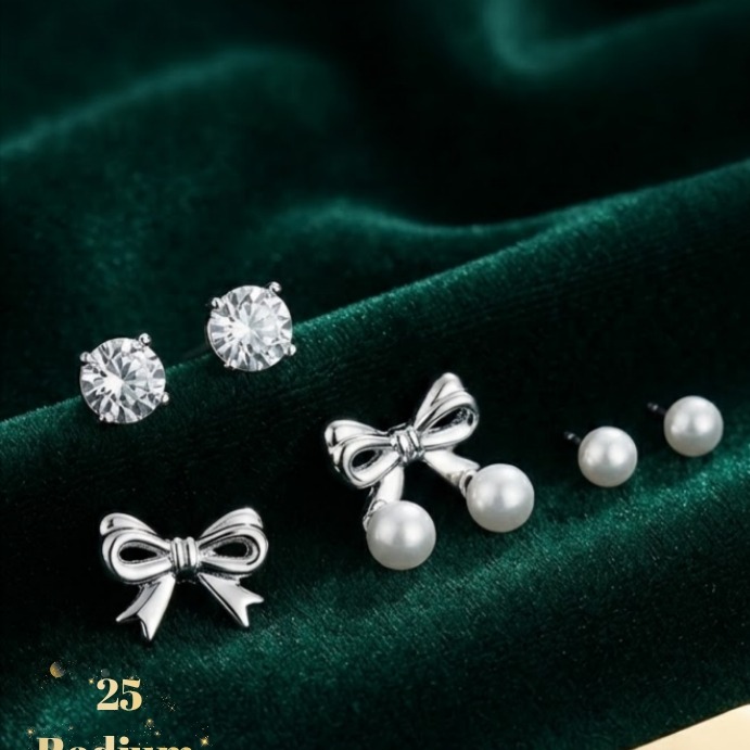 گوشواره های رادیوم و رنگ ثابت 83737