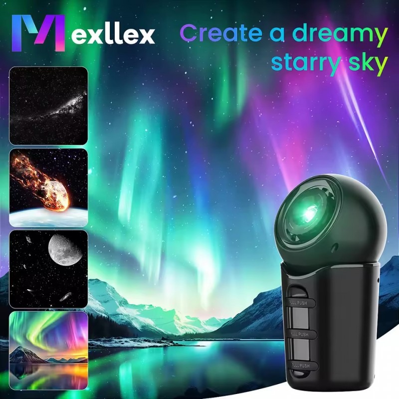 پروژکتور قابل حمل شارژی کهکشانی گلکسی مدل BL-CZD01