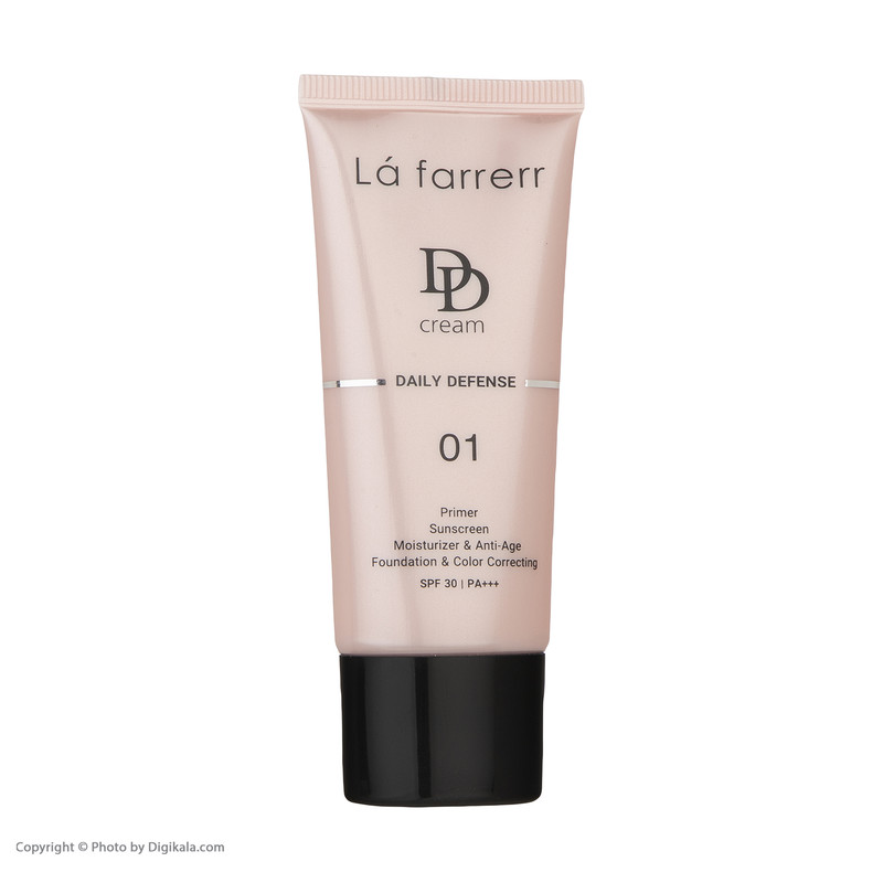 دی دی کرم رنگی لافارر SPF30 مدل 01 مناسب انواع پوست حجم 33 میلی لیتر