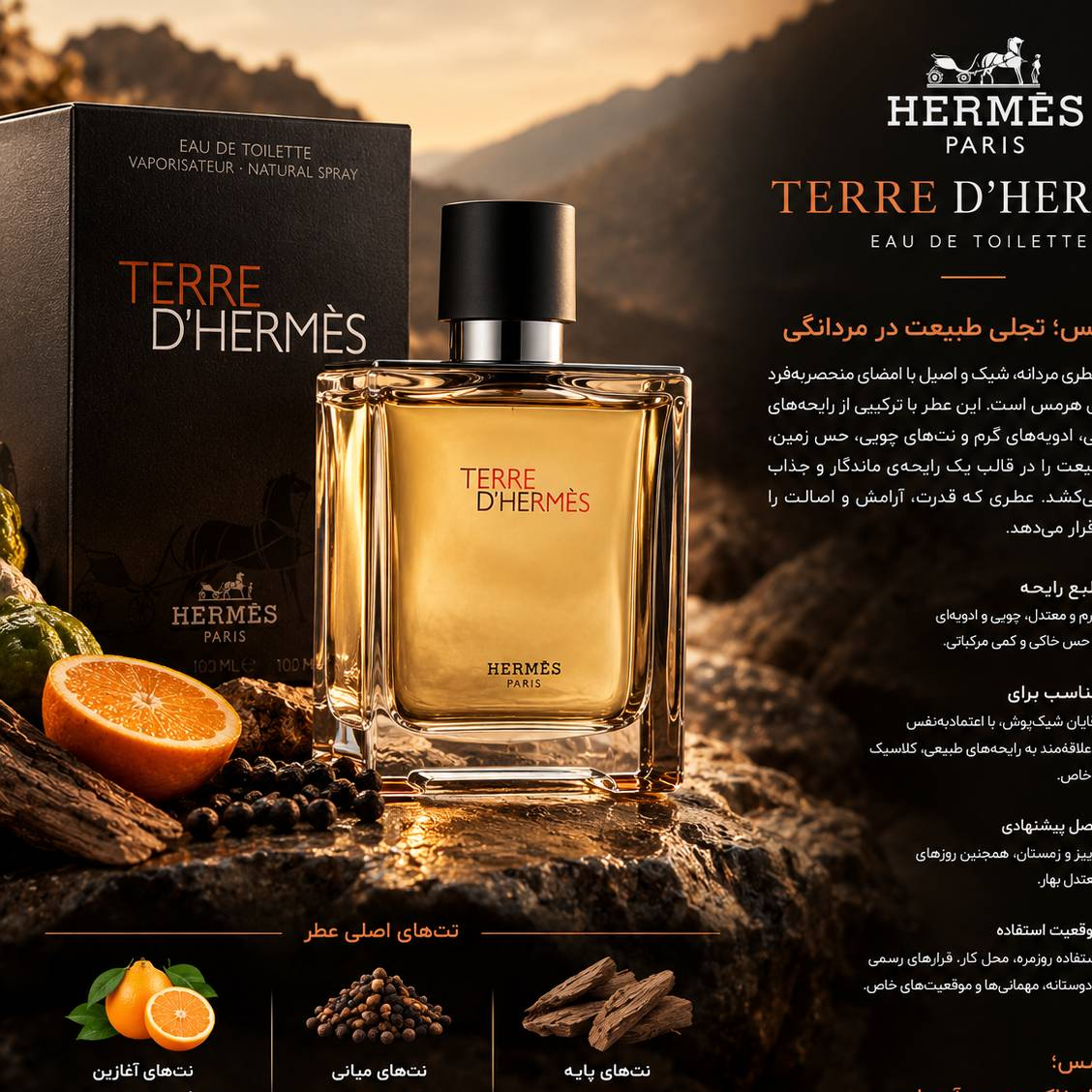عطر تق هرمس (کف قیمت بازار)