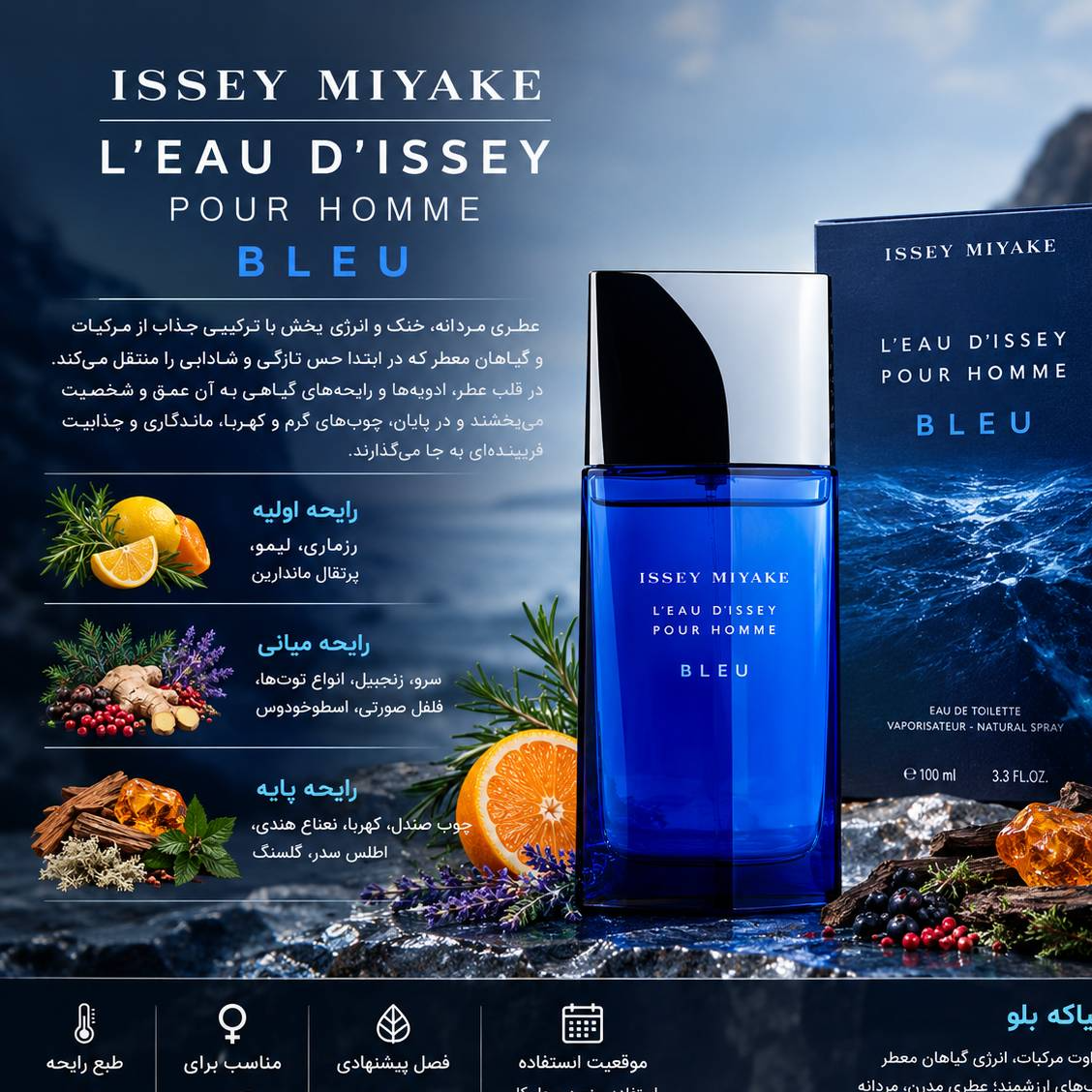 عطر ایسی میاکه بلو (کف قیمت بازار)