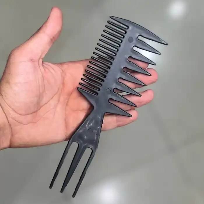 شانه 3 طرفه تبری حالت دهنده مو