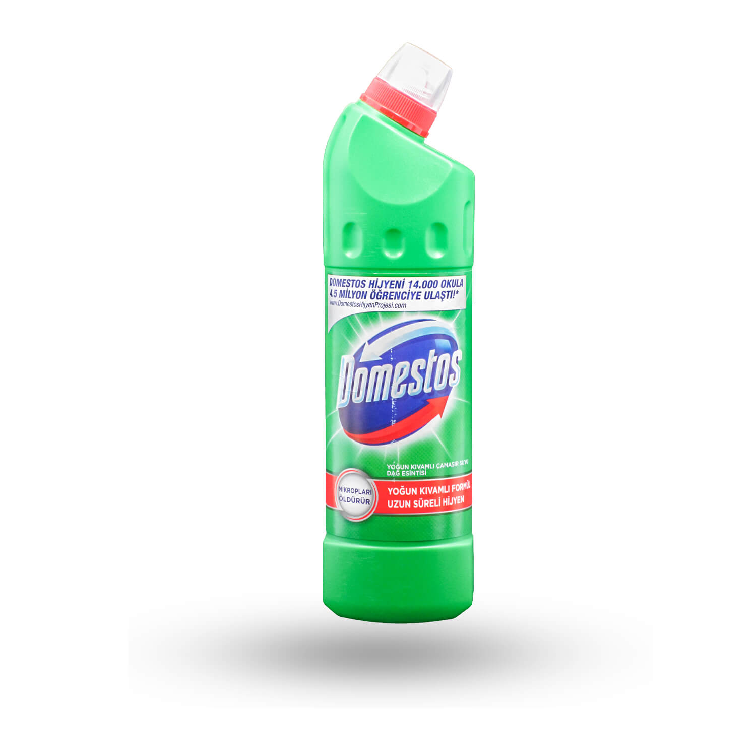 مایع جرم گیر و ضدعفونی کننده دامستوس سبز Domestos حجم 693 میل