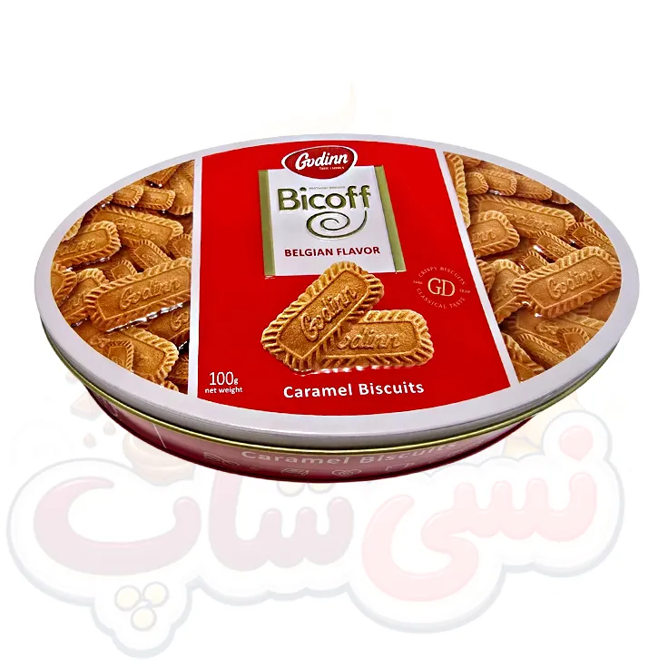 بیسکویت کارامل و بادام گودین
