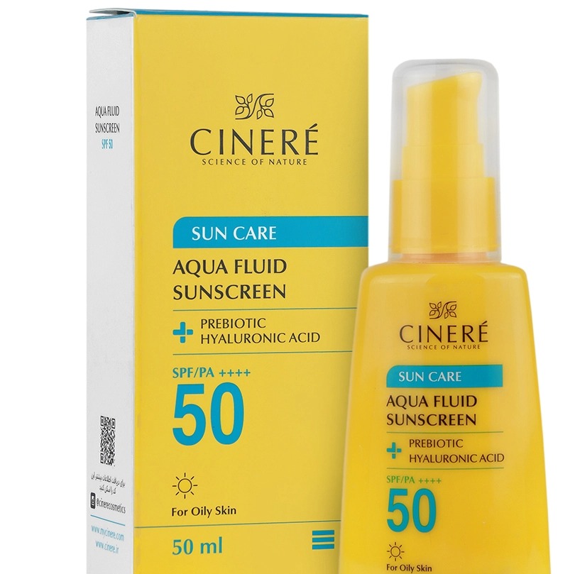 سینره ضد آفتاب آکوا فلوئید SPF50 (پوست چرب )