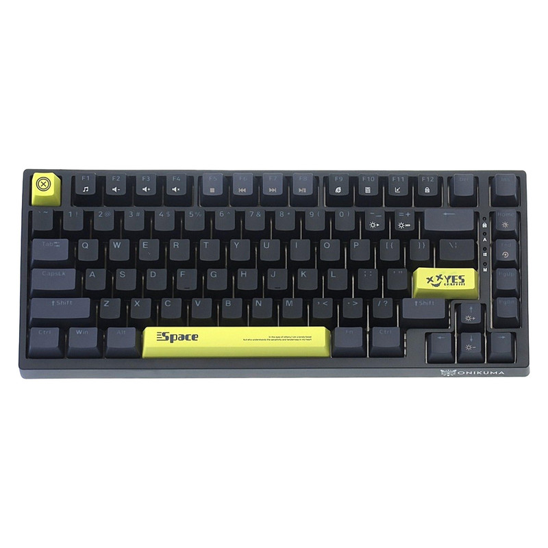 کیبورد گیمینگ اونیکوما مدل G52، مکانیکال سوییچ قهوه ای، Tenkeyless، نورپردازی RGB