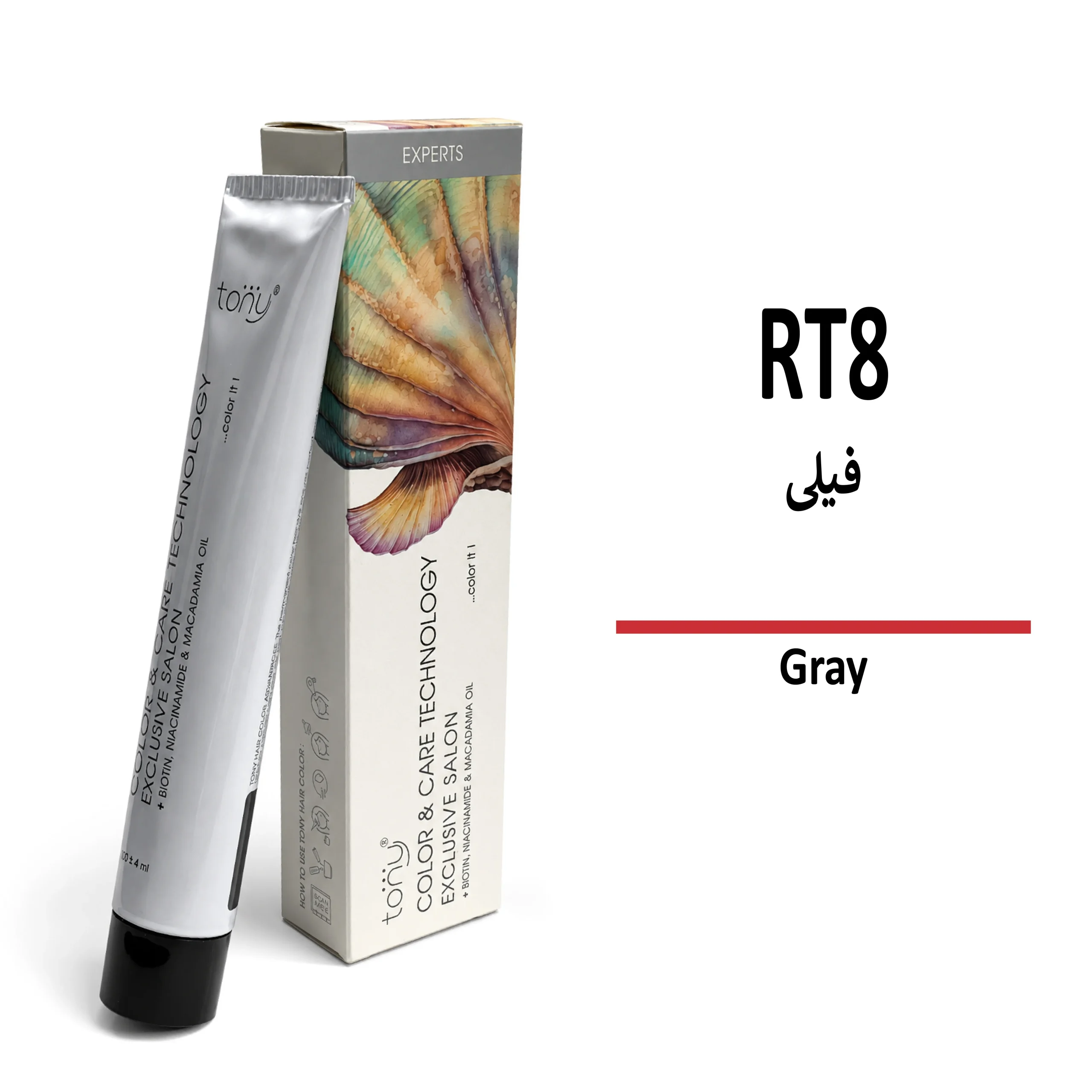 رنگ مو تونی فیلی RT8