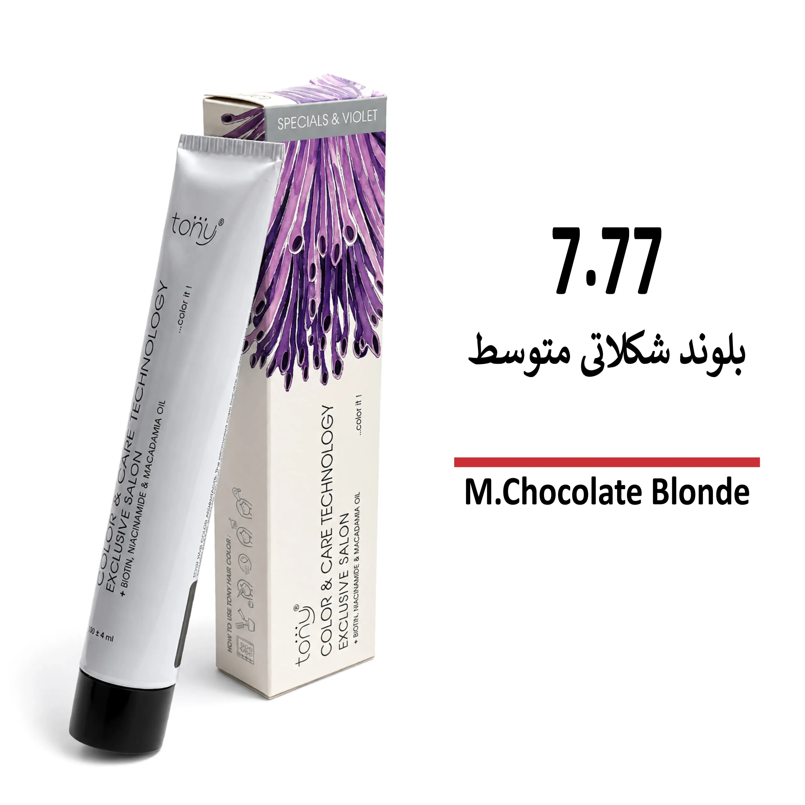 رنگ مو تونی بلوند شکلاتی متوسط 7/77
