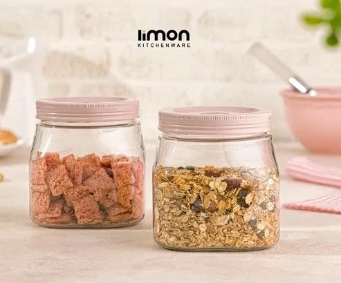 بانکه پت مربع لیمون 950 میل (الوان) کد 212135 (پس کرایه)