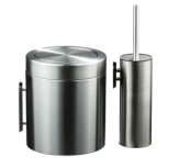 سطل و برس 5 لیتر باد بزنی گرد دیواری اسمارت رنگ خش دار کد 855W (پس کرایه)