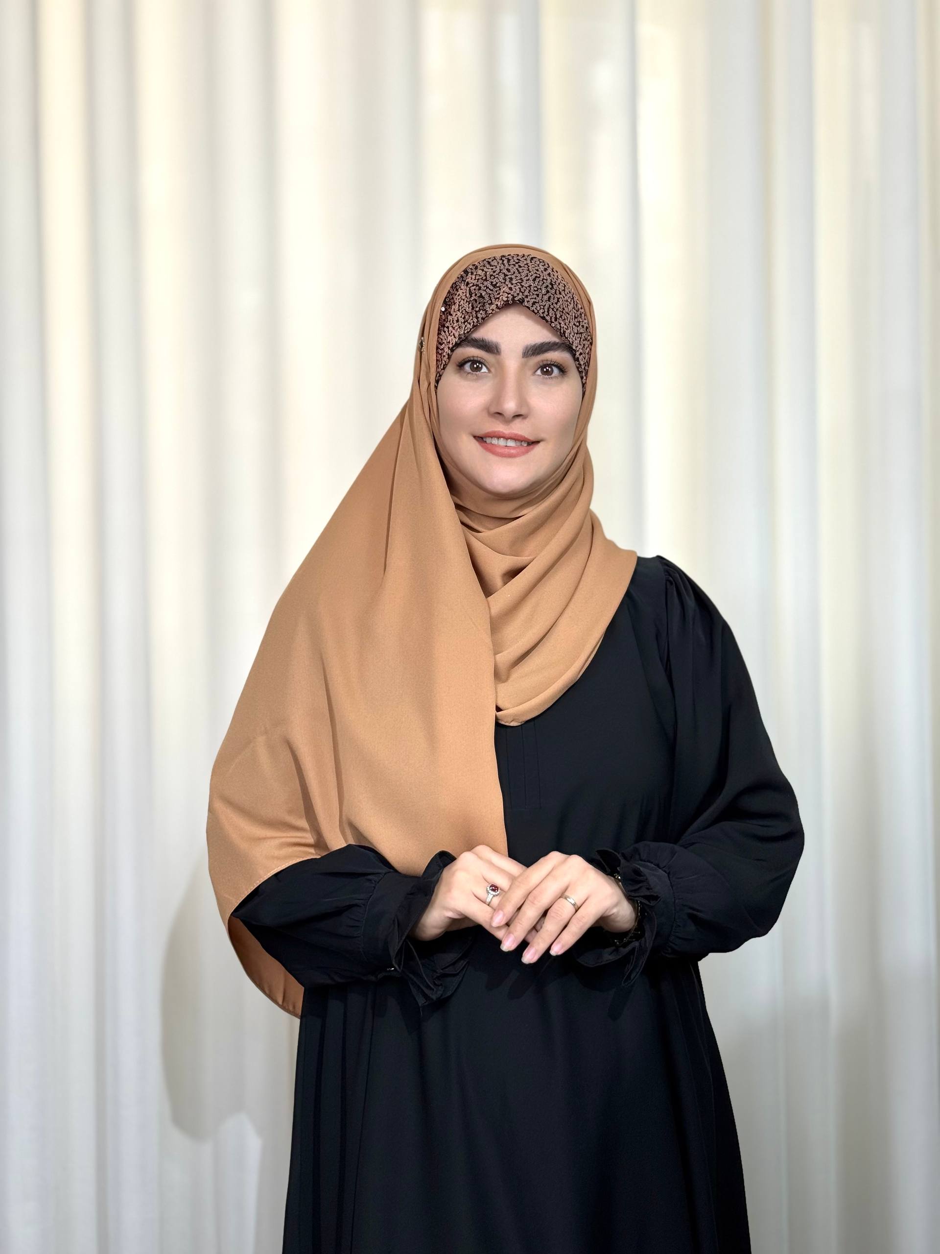 هدشال لمه ساده نسکافه ای تیره