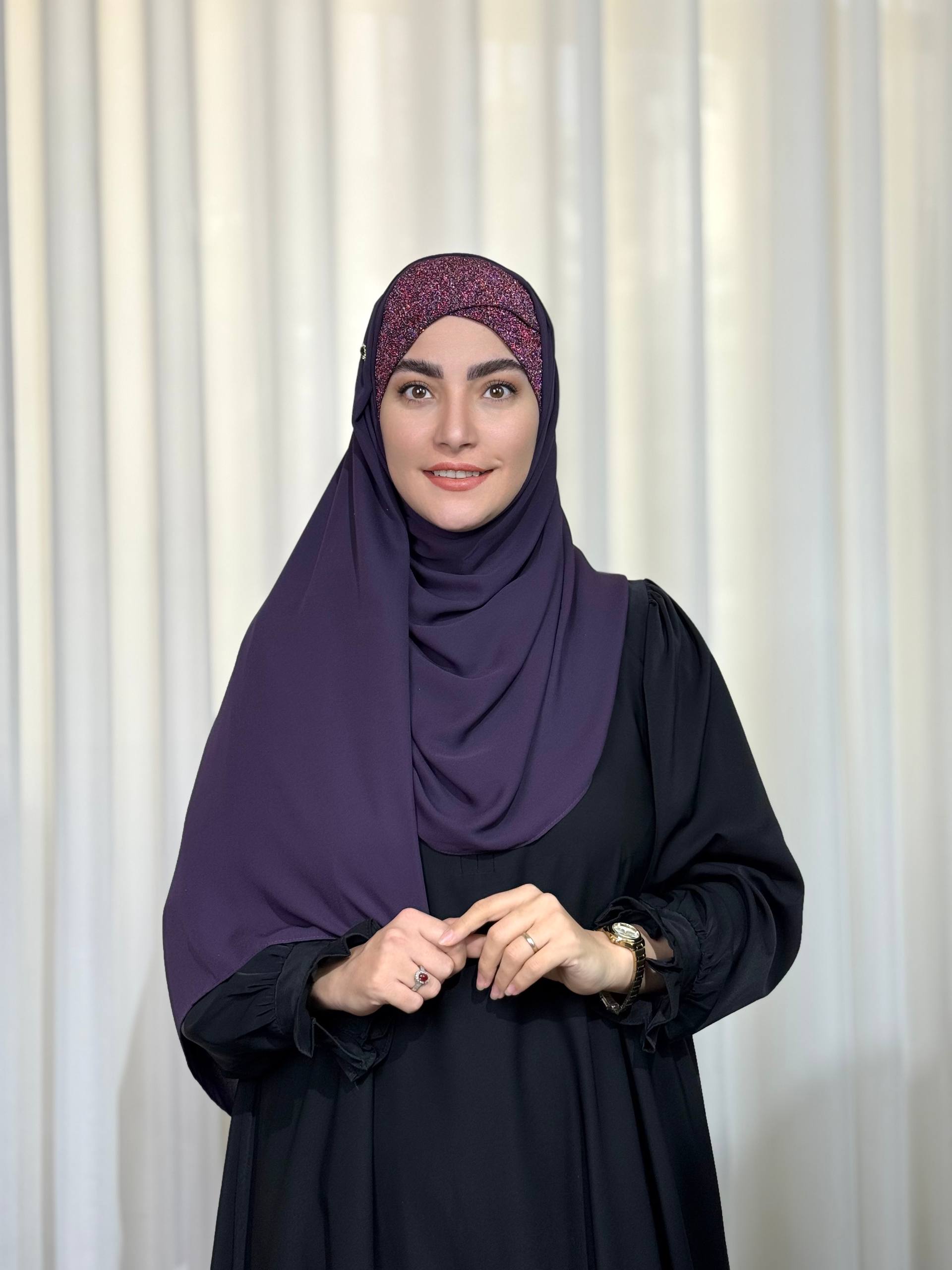 هدشال لمه ضربدری بادمجانی