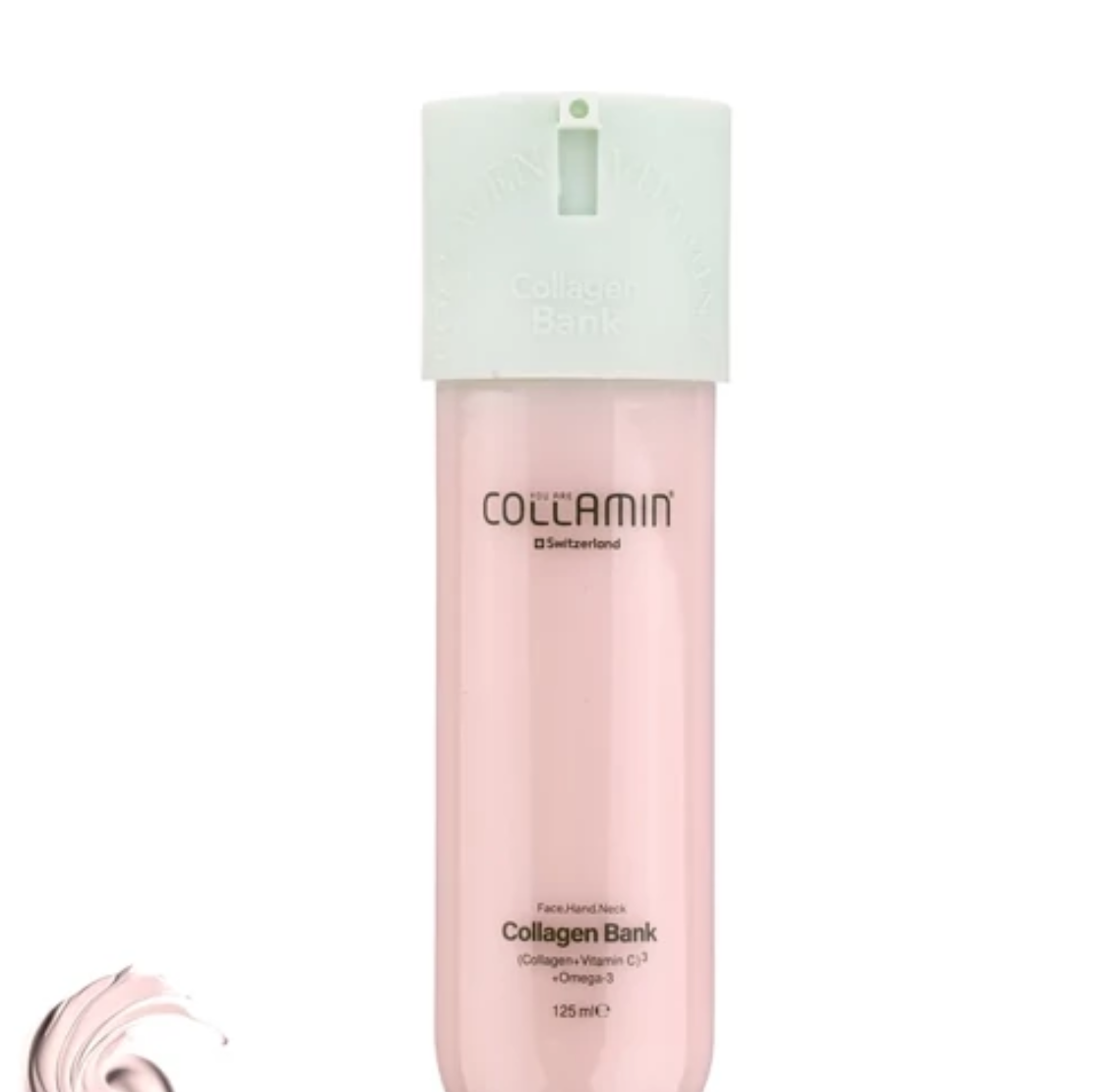 کرم مرطوب کننده ( صورت و گردن) بانک کلامین collagen bank کلاژن حاوی امگا 3 و ویتامین C حجم 125 میلی لیتر