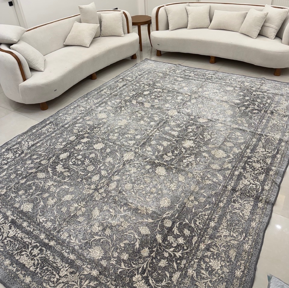 روفرشی مخمل شانل کیاباف طرح دلوین (9متری)
