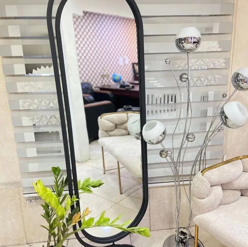 آینه قدی ایستاده چرخشی فلزی(پس کرایه)