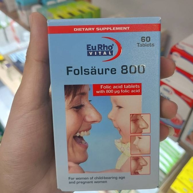 فولیک اسید 800 میلی 60 عددی جدید
