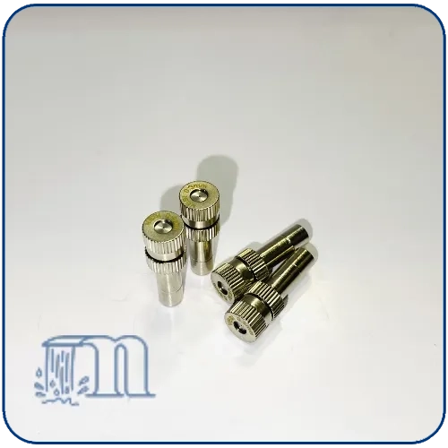 نازل مه پاش فیتینگی کم فشار 0/3 میکرون استیل | ضد چکه (10عددی)