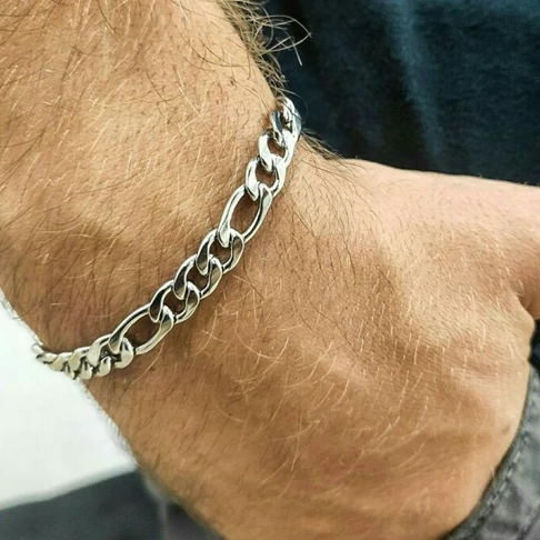 دستبند فیگارو استیل تضمینی