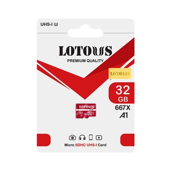 کارت حافظه میکرو SD لوتوس 32 گیگابایت 667X A1