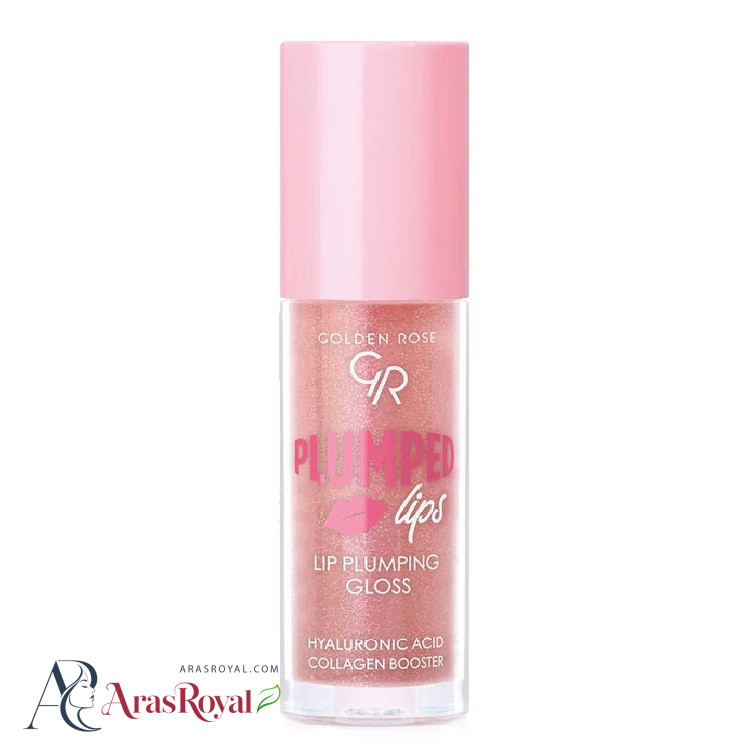 لیپ گلس حجم دهنده گلدن رز Golden Rose شماره 206