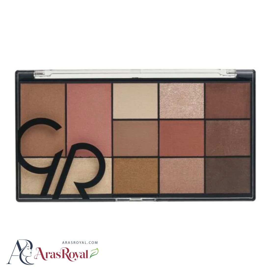 پالت سایه برنزر و هایلایتر گلدن رز Golden Rose مدل City Style رنگ Warm Nude