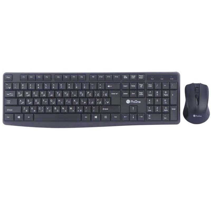 کیبورد و ماوس بی سیم پرووان ProOne PMK25W